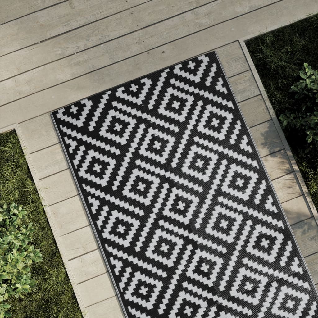 Alfombra de exterior ARAKIL amarilla 140x200 cm PP