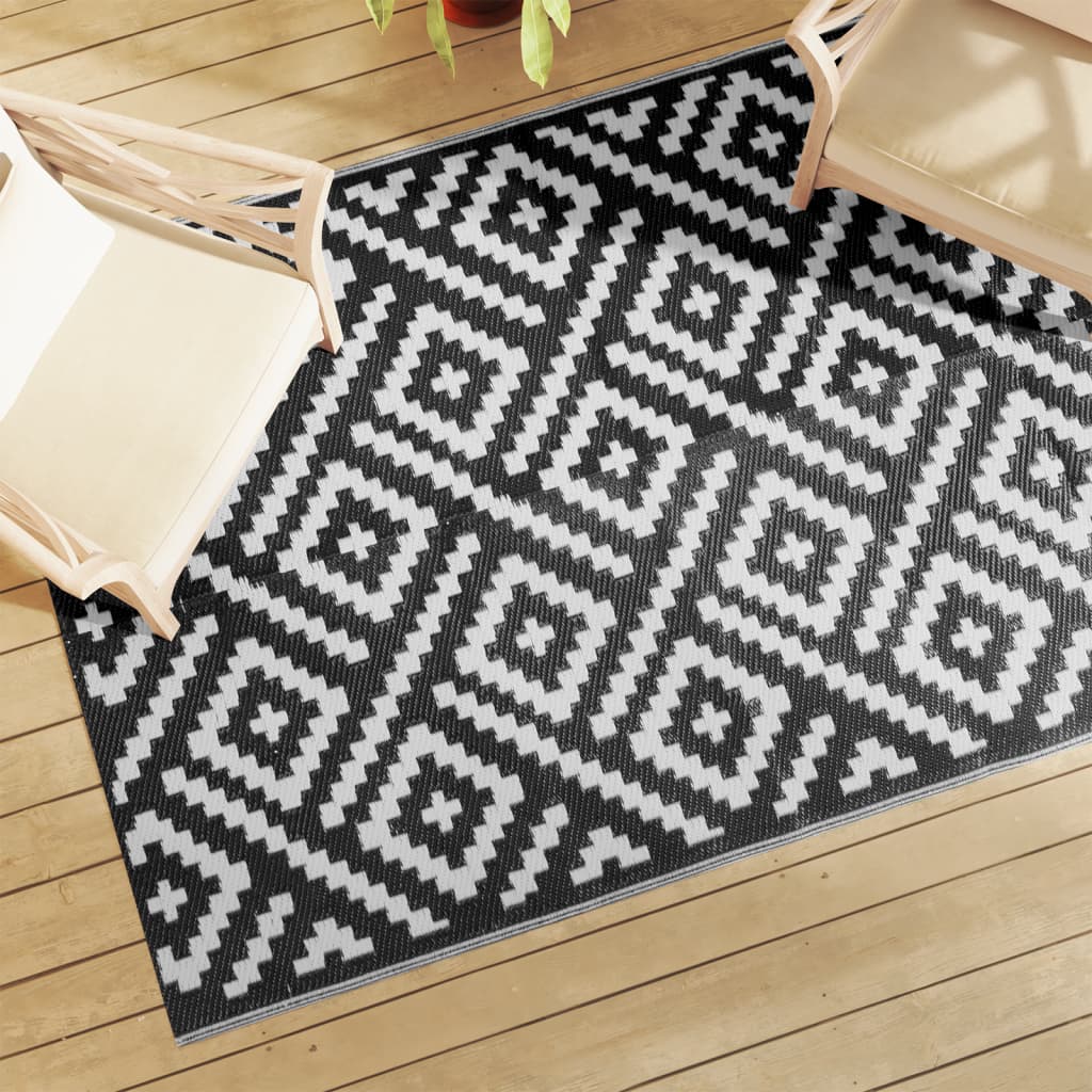 Alfombra de exterior ARAKIL amarilla 140x200 cm PP