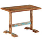 Mesa de comedor madera maciza de teca 120x62x76 cm