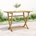 Mesa de jardín madera maciza abeto 115x55x65 cm