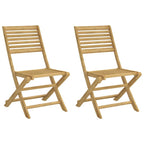 Sillas de jardín plegables 2 uds madera acacia 48,5x61,5x87 cm