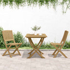 Sillas de jardín plegables 2 uds madera acacia 44x50x88 cm