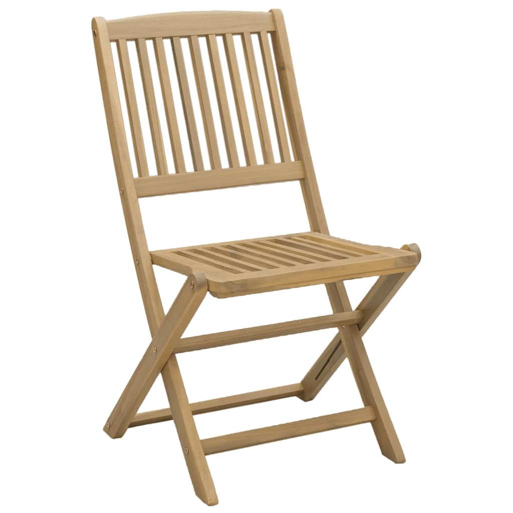 Sillas de jardín plegables 2 uds madera acacia 44x50x88 cm