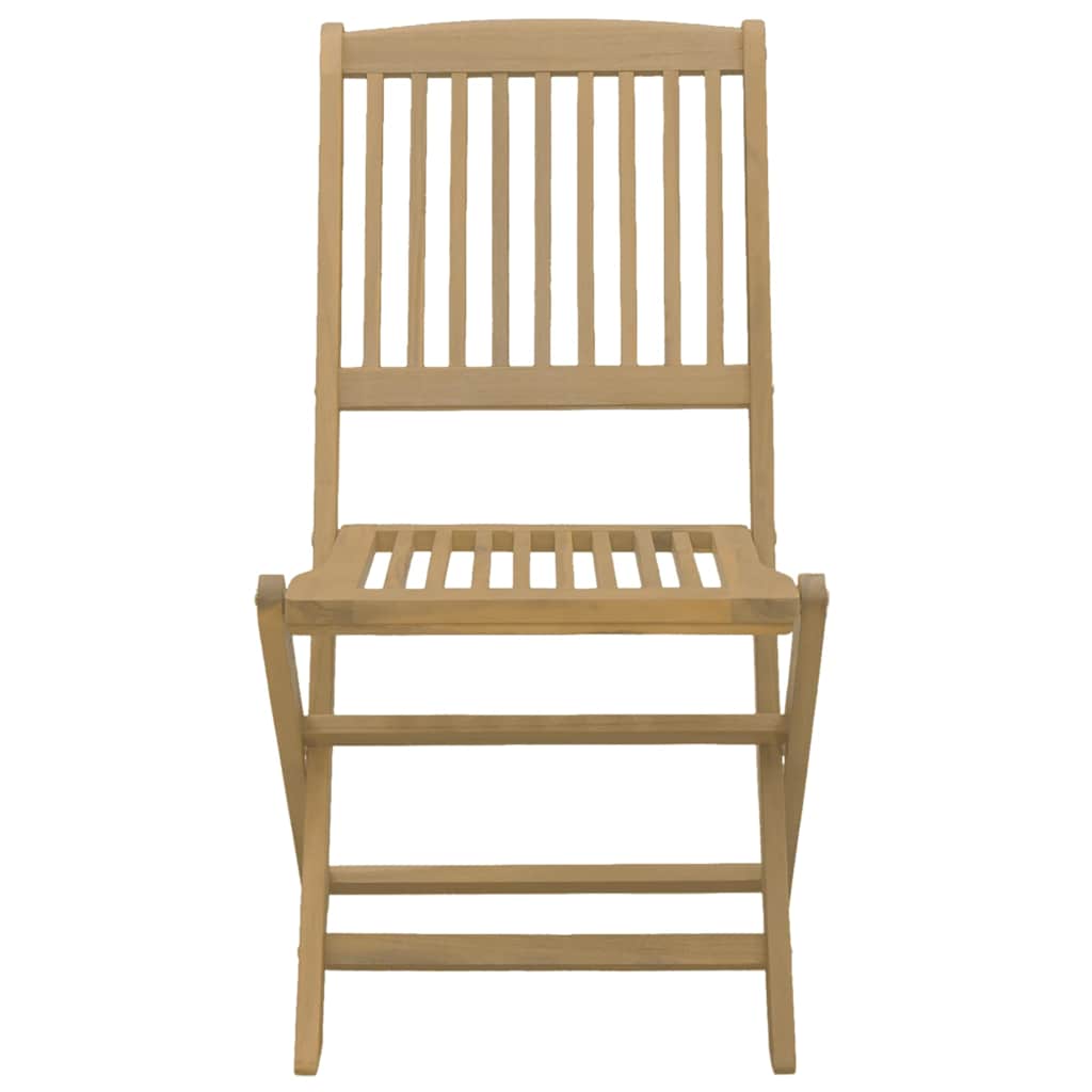Sillas de jardín plegables 2 uds madera acacia 44x50x88 cm