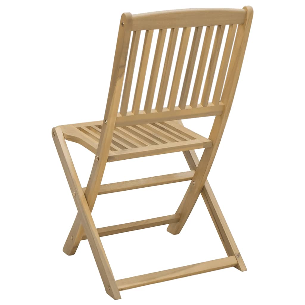 Sillas de jardín plegables 2 uds madera acacia 44x50x88 cm