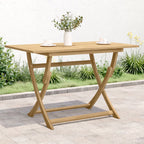 Mesa de jardín madera maciza abeto 115x55x65 cm