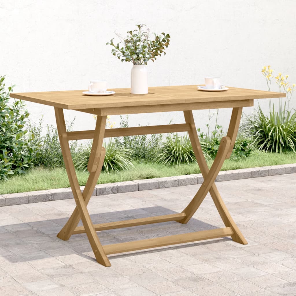 Mesa de jardín madera maciza abeto 115x55x65 cm