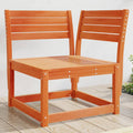 Sofá esquinero jardín madera maciza pino marrón cera 73x73x78cm
