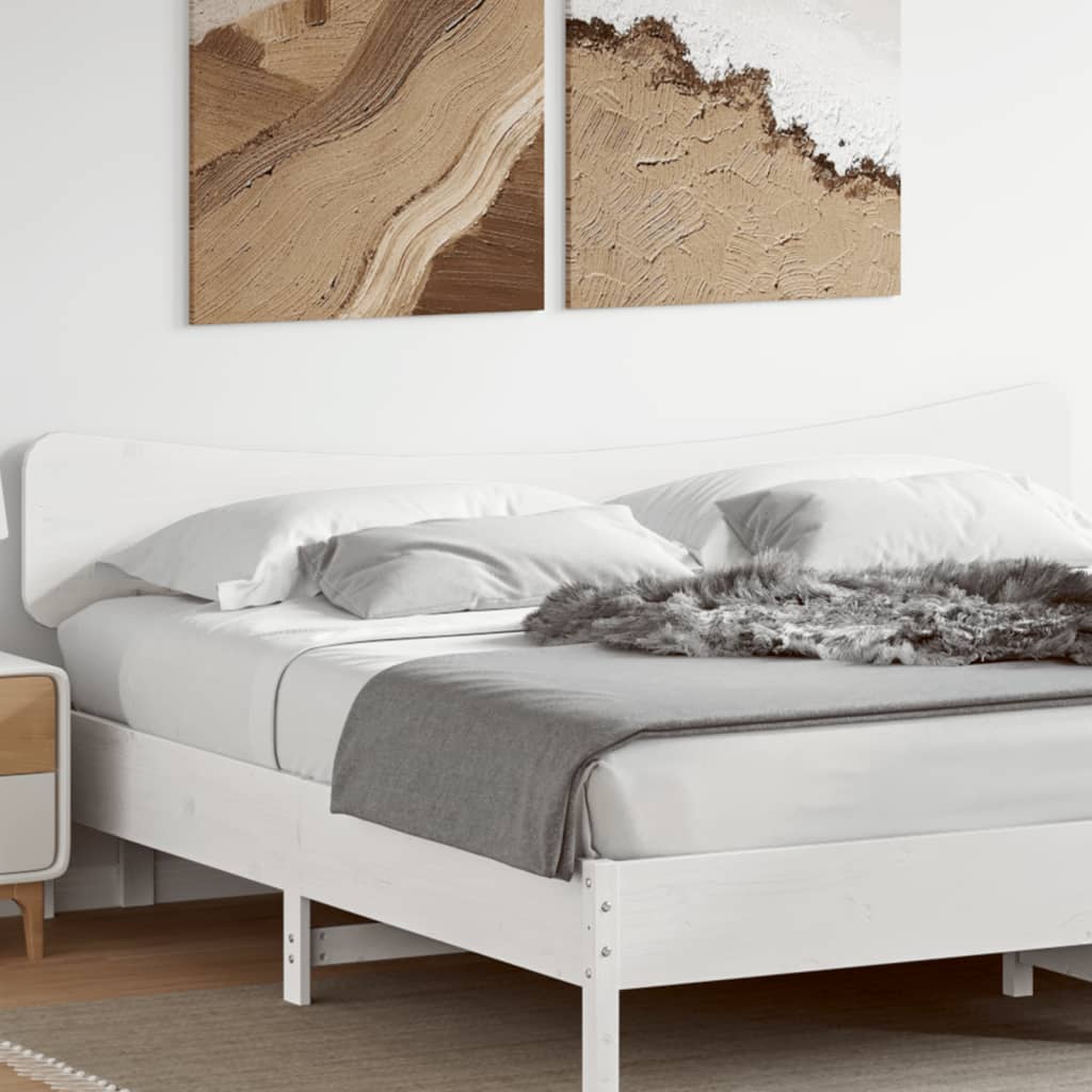 Cabecero de cama madera maciza de pino blanco 100 cm