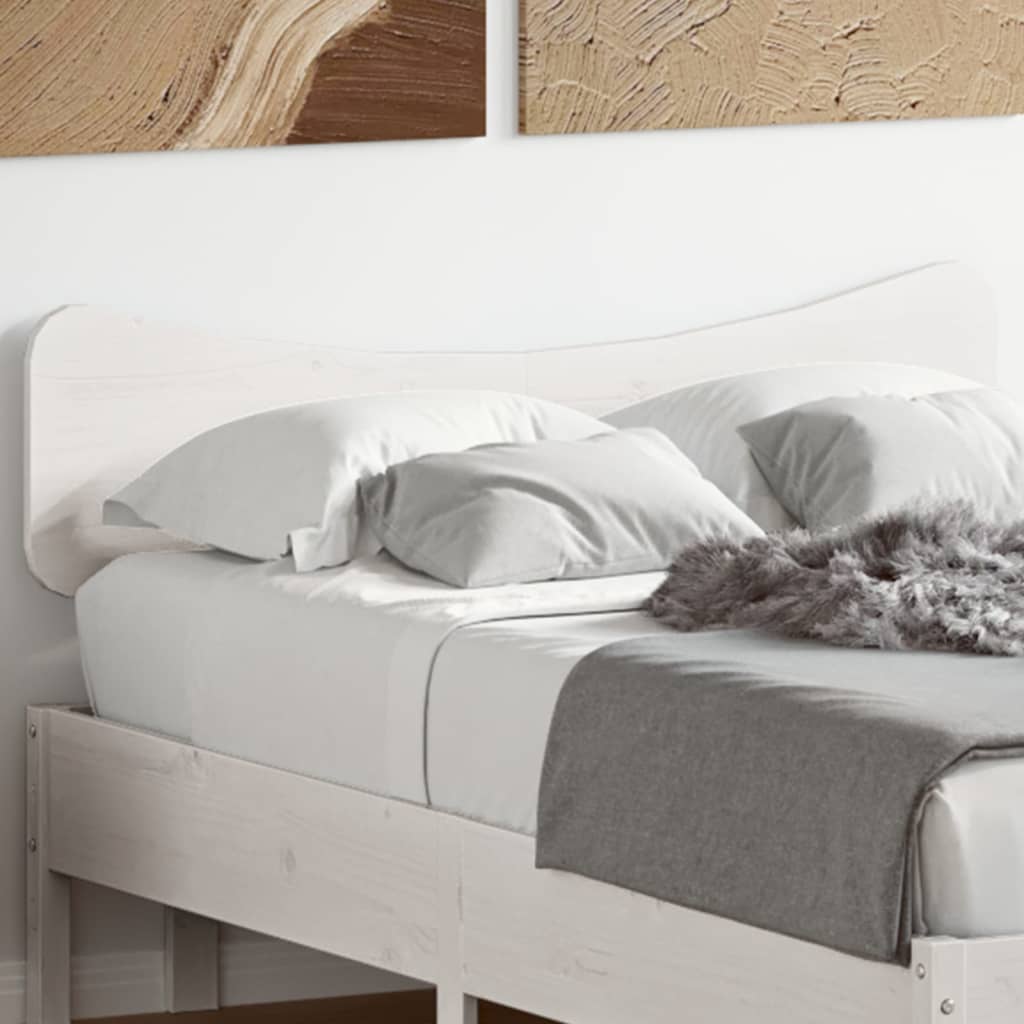 Cabecero de cama madera maciza de pino blanco 100 cm