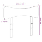 Cabecero de cama madera maciza de pino blanco 100 cm
