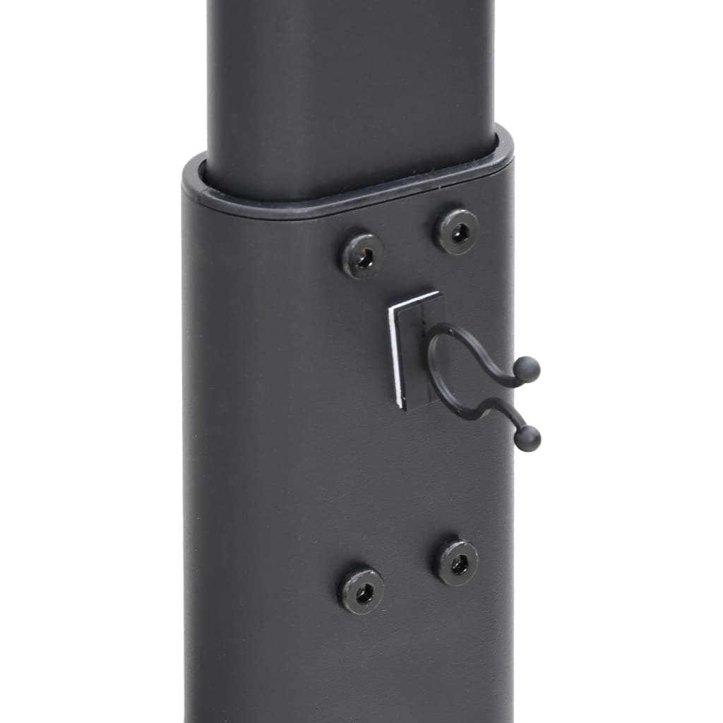 Mueble de TV de esquina 1 nivel para 32-65 pulgadas negro