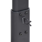 Mueble de TV de esquina 1 nivel para 32-65 pulgadas negro