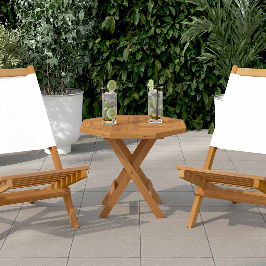 Tablero de mesa cuadrado madera maciza de acacia 40x40x2 cm