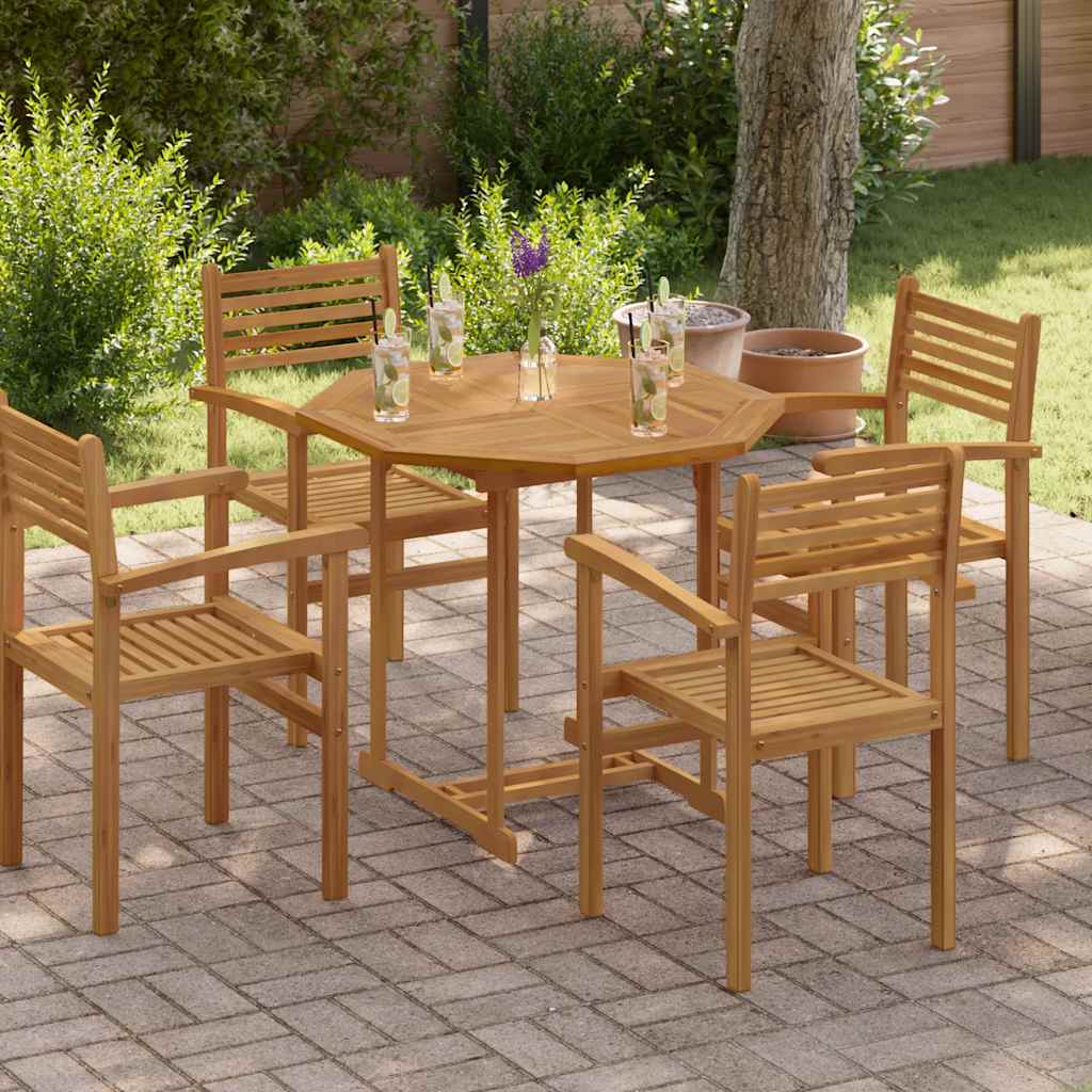 Tablero de mesa cuadrado madera maciza de acacia 40x40x2 cm
