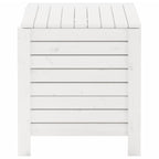 Caixa de arrumação e tampa RANA madeira maciça branca 100x49x54cm