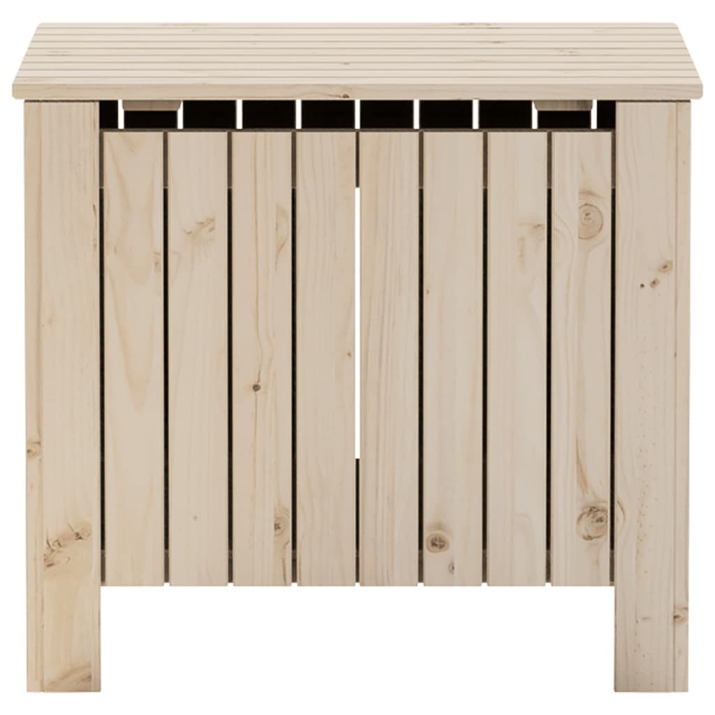 Caixa de arrumação com tampa RANA madeira maciça pinho 60x49x54 cm