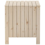 Caixa de arrumação com tampa RANA madeira maciça pinho 60x49x54 cm