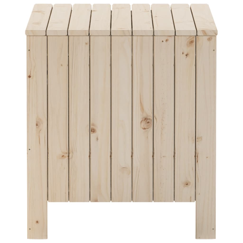 Caixa de arrumação com tampa RANA madeira maciça pinho 60x49x54 cm