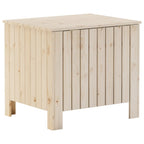 Caixa de arrumação com tampa RANA madeira maciça pinho 60x49x54 cm