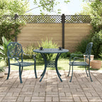 Juego de bistro de 3 piezas polipropileno y madera maciza beige