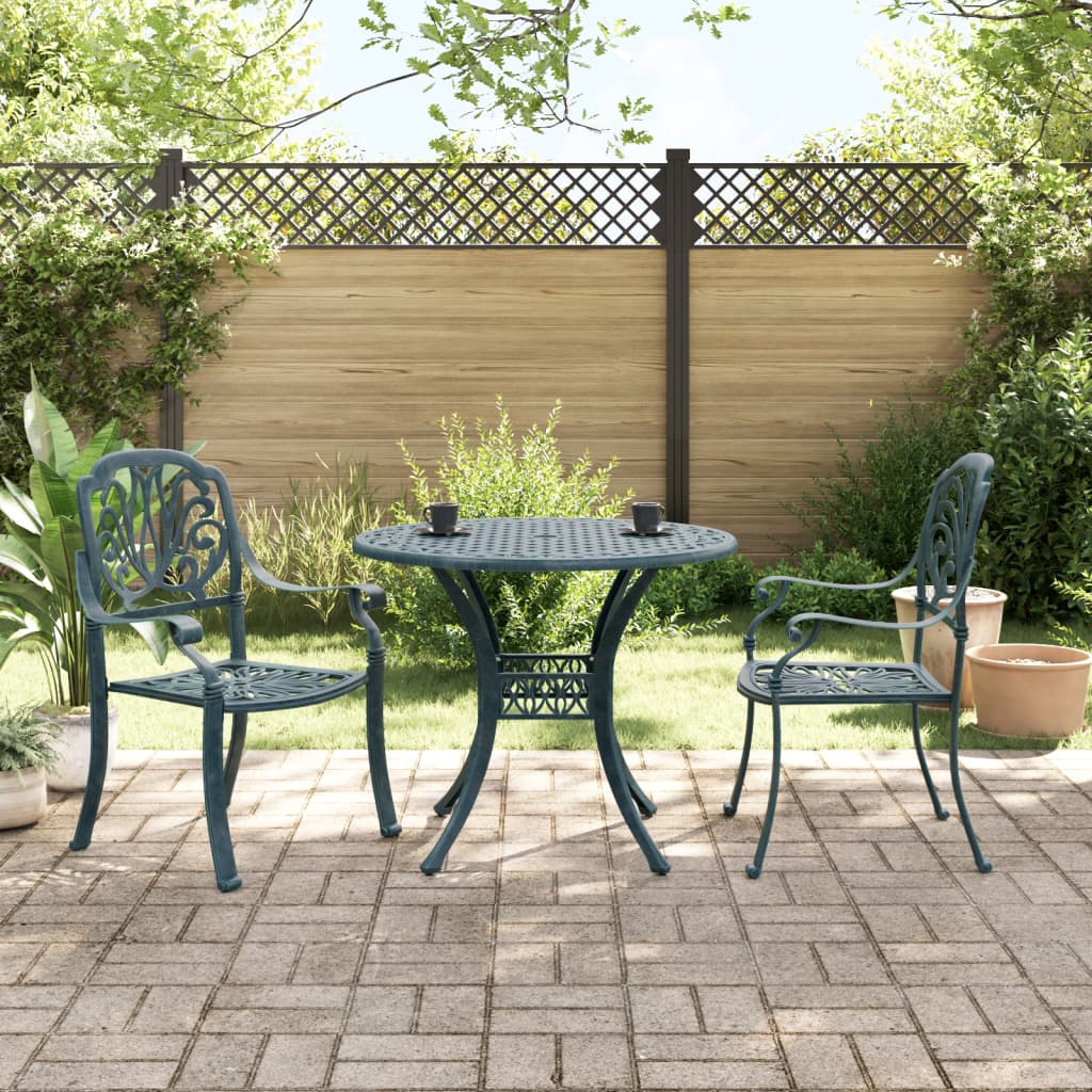 Juego de bistro de 3 piezas polipropileno y madera maciza beige