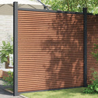 Panel de valla WPC gris 1045x186 cm