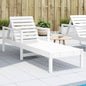 Impregnated pine wood sun lounger 199.5x62x55 cm