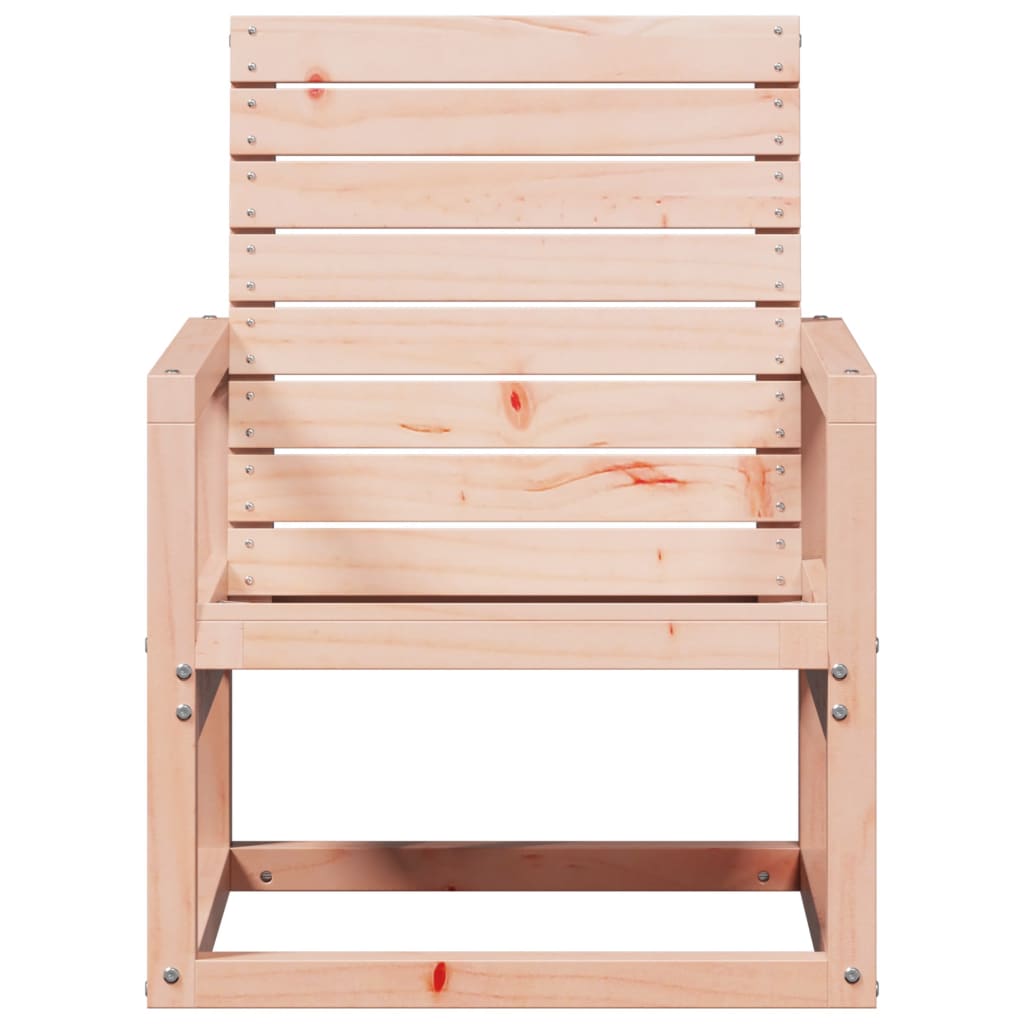 Silla de jardín madera maciza Douglas 57,5x63x76 cm