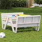Mesa de pícnic para niños madera maciza de pino 88x122x58 cm