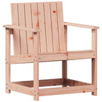 Silla de jardín madera maciza Douglas 62x56x77 cm