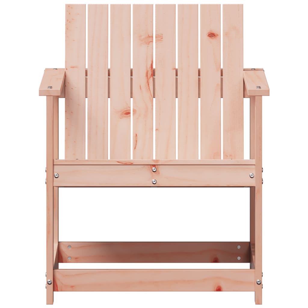 Silla de jardín madera maciza Douglas 62x56x77 cm