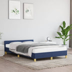 Cama con cabecero madera de ingeniería blanca 90x190 cm