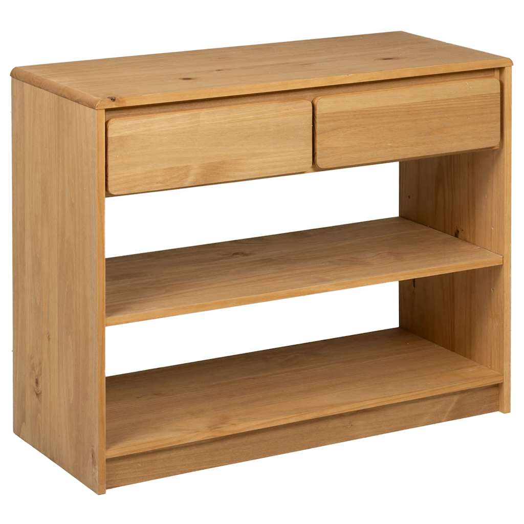 Mesa consola SAUDA madera maciza de pino roble 89,5x36,5x73 cm