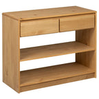 Mesa consola SAUDA madera maciza de pino roble 89,5x36,5x73 cm