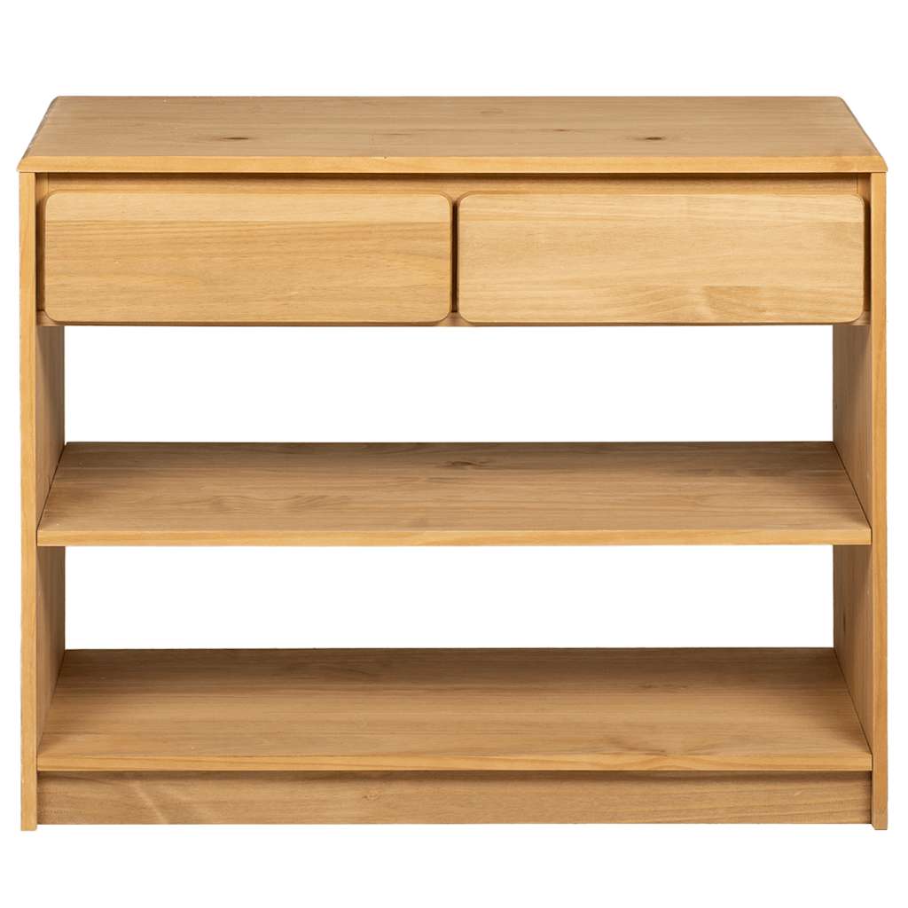 Mesa consola SAUDA madera maciza de pino roble 89,5x36,5x73 cm
