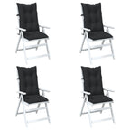 Juego de Cojines para Silla de Respaldo Alto 4 pcs