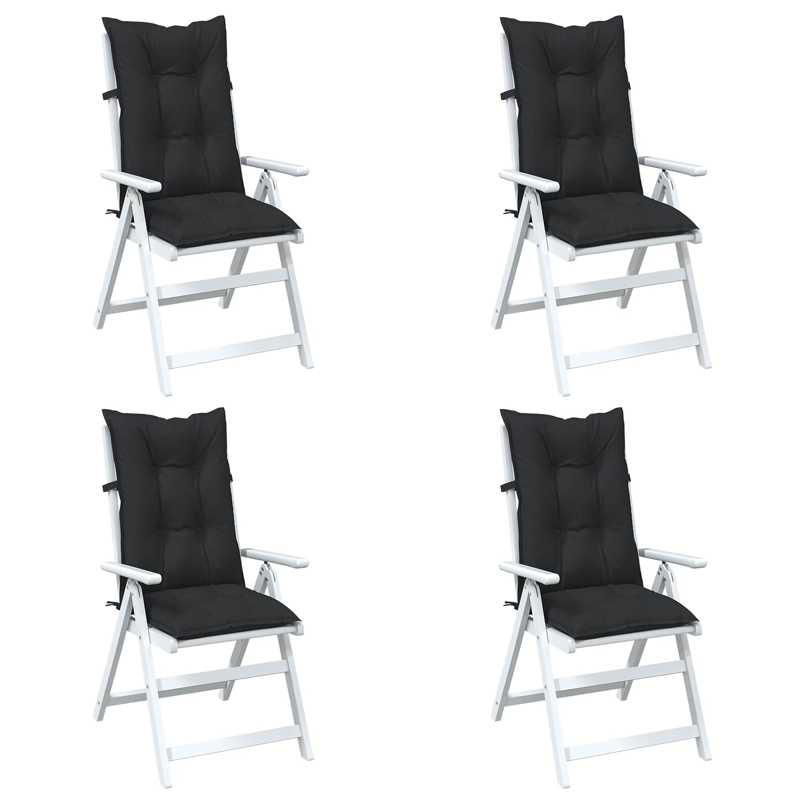 Juego de Cojines para Silla de Respaldo Alto 4 pcs