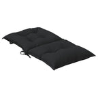 Juego de cojines para silla baja 2 pcs Melange Negro
