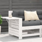 Garden sofa with side table armrest Douglas wood