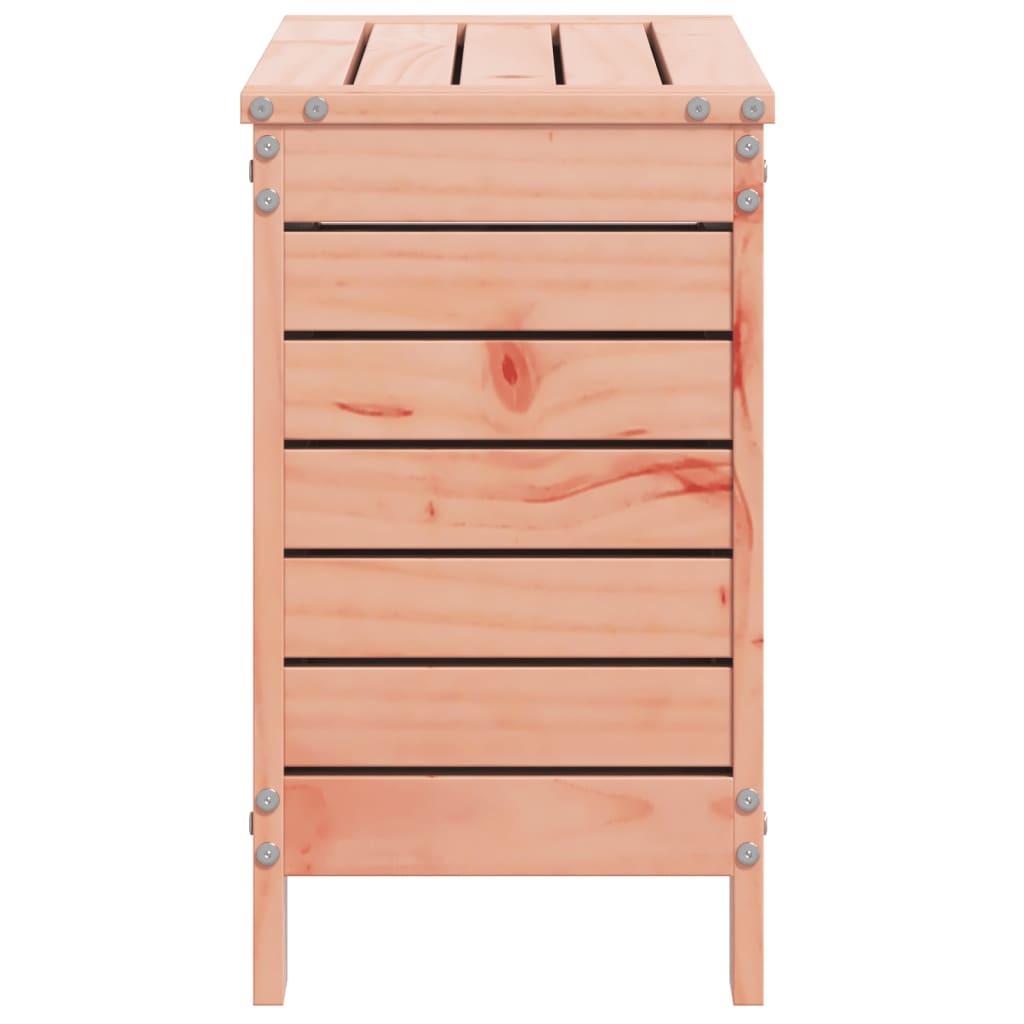 Taburete de jardín madera maciza Douglas 62x31,5x52 cm