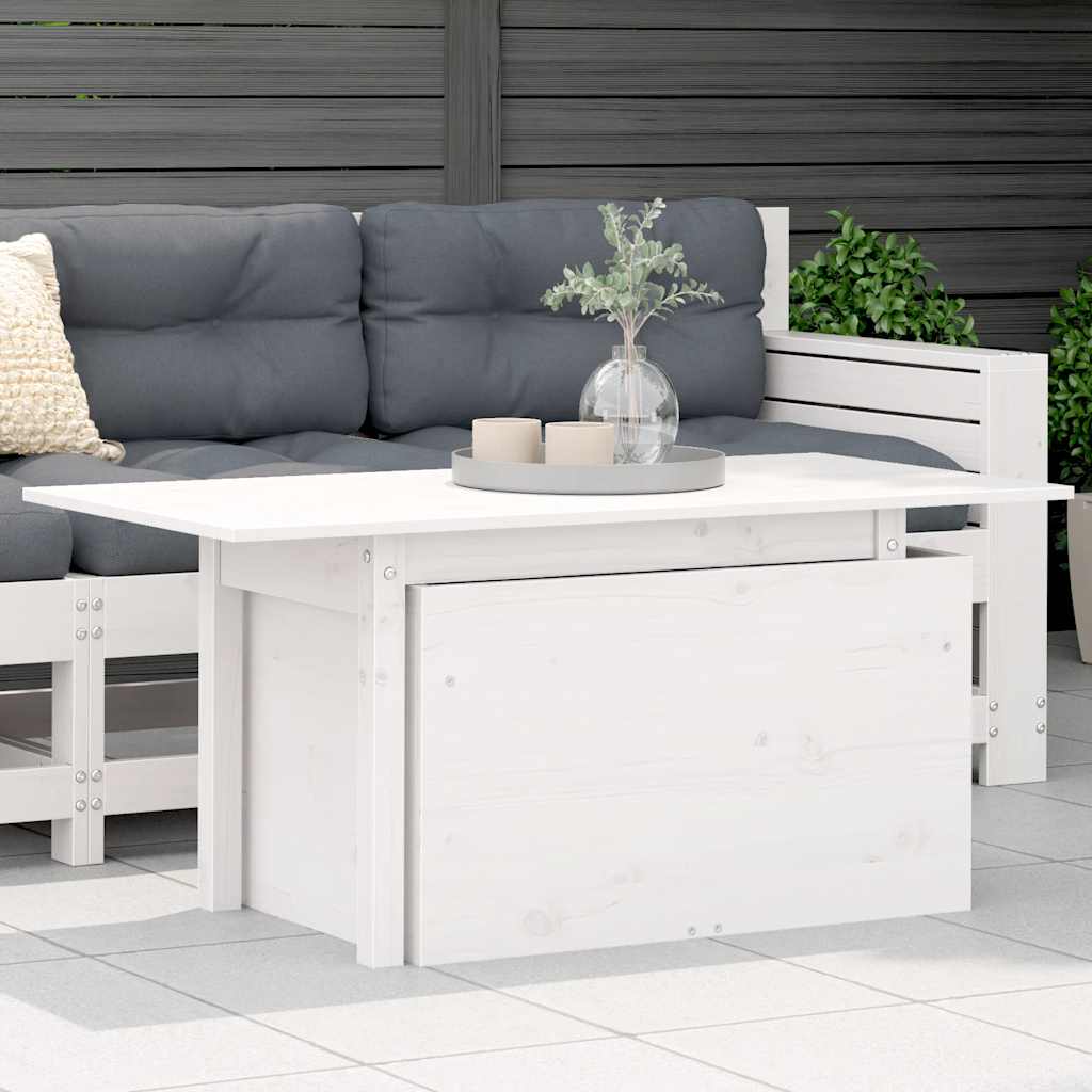 Mesa de jardín madera de pino impregnada 100x50x75 cm