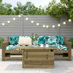 Mesa de jardín madera de pino impregnada 100x50x75 cm