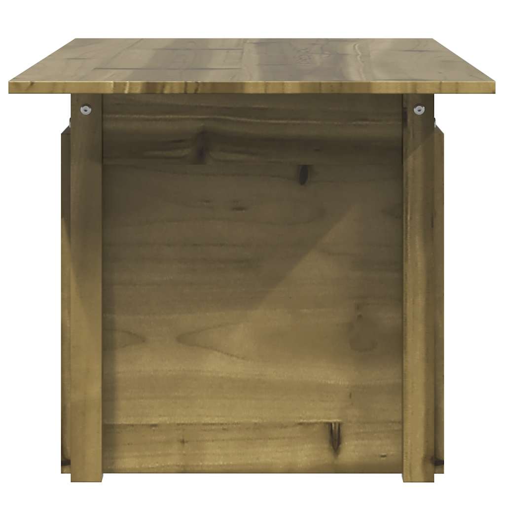 Mesa de jardín madera de pino impregnada 100x50x75 cm