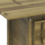 Mesa de jardín madera de pino impregnada 100x50x75 cm