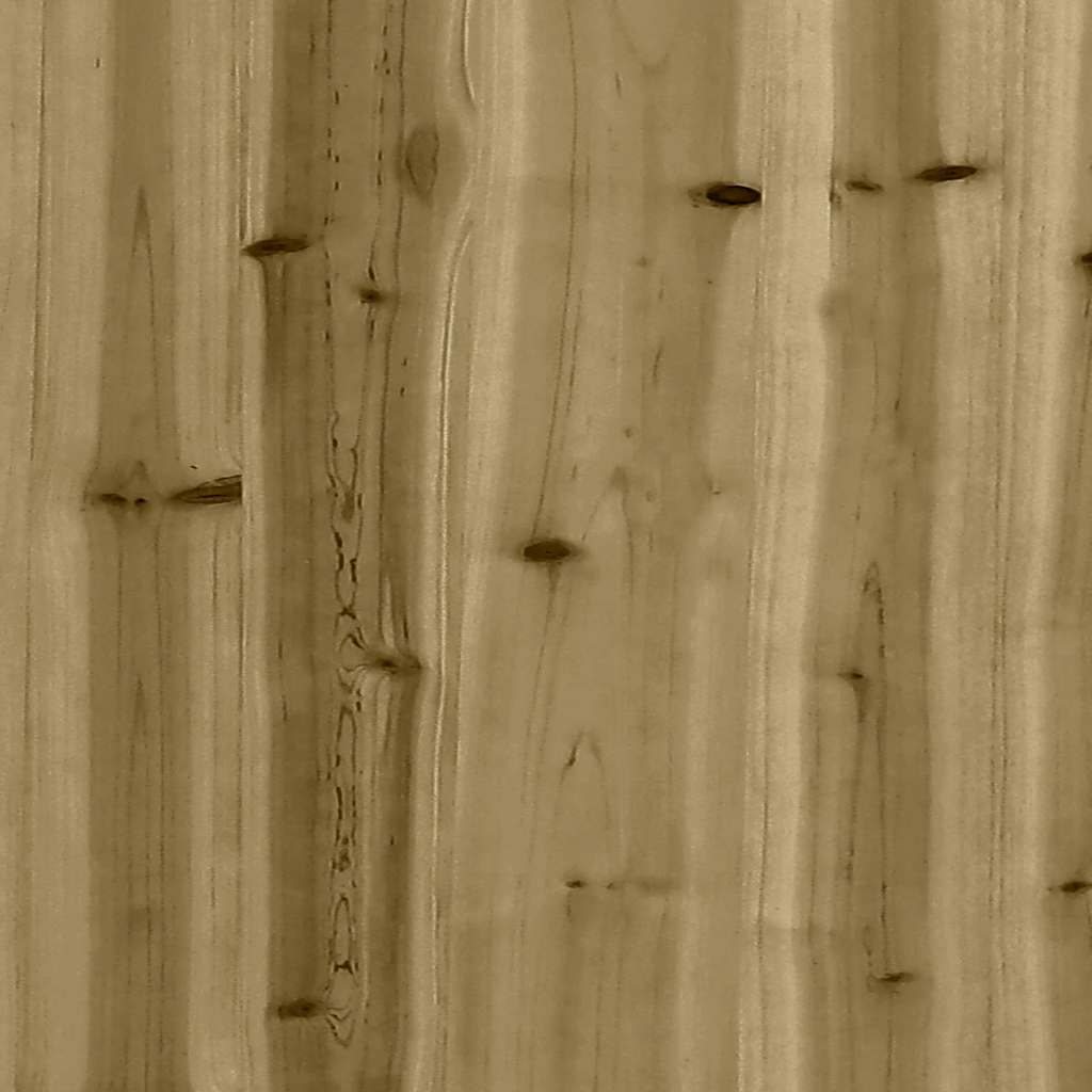 Mesa de jardín madera de pino impregnada 100x50x75 cm