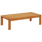 Mesa de jardín madera maciza de acacia 100x50x27 cm