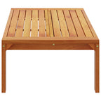 Mesa de jardín madera maciza de acacia 100x50x27 cm