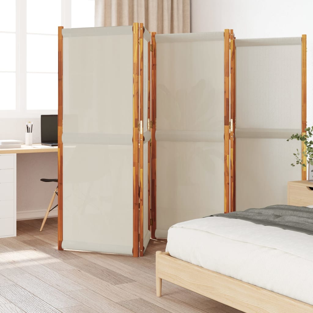 Biombo divisor de 3 paneles azul oscuro 210x180 cm