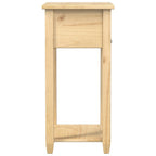 Mesa consola Corona madera maciza de pino 55x35x73 cm